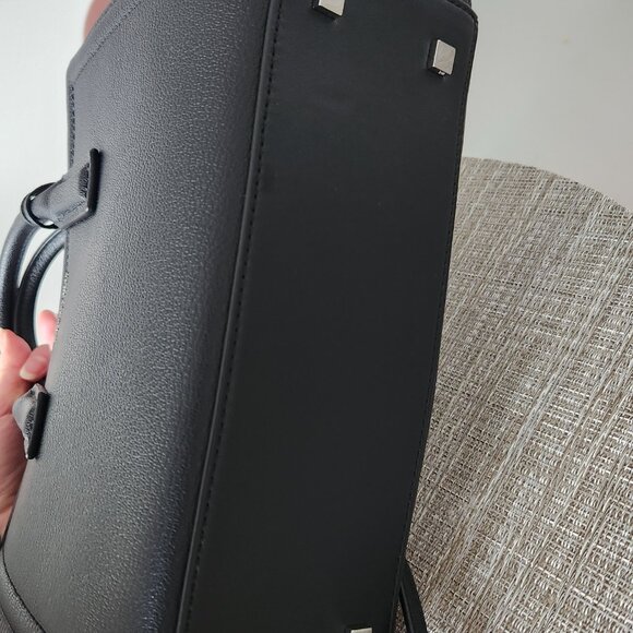 Michael Kors Laila Small Leather Satchel Bag- Black - Picture 5 of 12